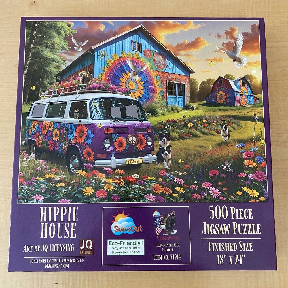 HIPPIE HOUSE PUZZLE - 500 PIECES